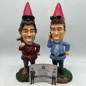Property Brothers Garden Gnomes, HGTV 2016 Limited Edition Scott Living 12” New